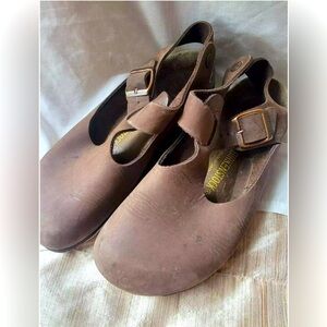 Rare Birkenstock Paris Bonn Women 40 / 9 Slingback Clogs/Mary Jane Sandals Shoes